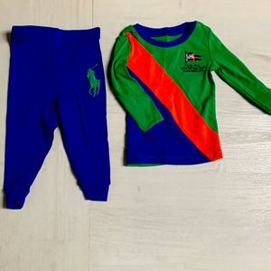 Polo Ralph Lauren pajama set for infant boys